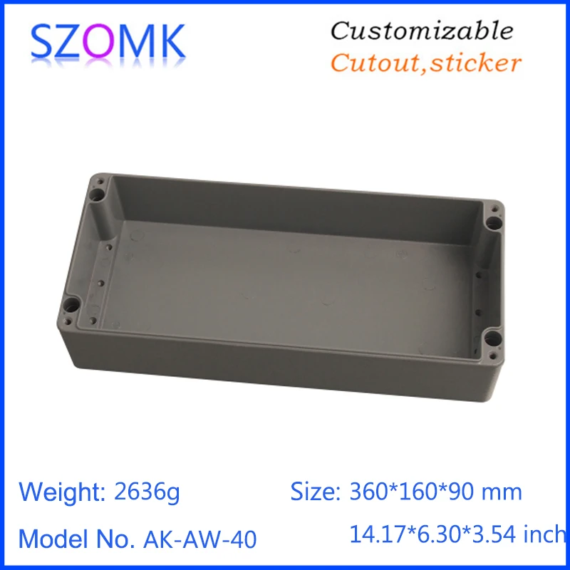 1 шт. алюминиевый усилитель под давлением 360*160*90 мм|box box|box waterproofbox electronic |