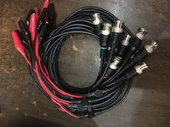 

New Oscilloscope probe BNC Conversion crocodile clip test cable BNC double clip test line oscilloscope connecting line 110cm