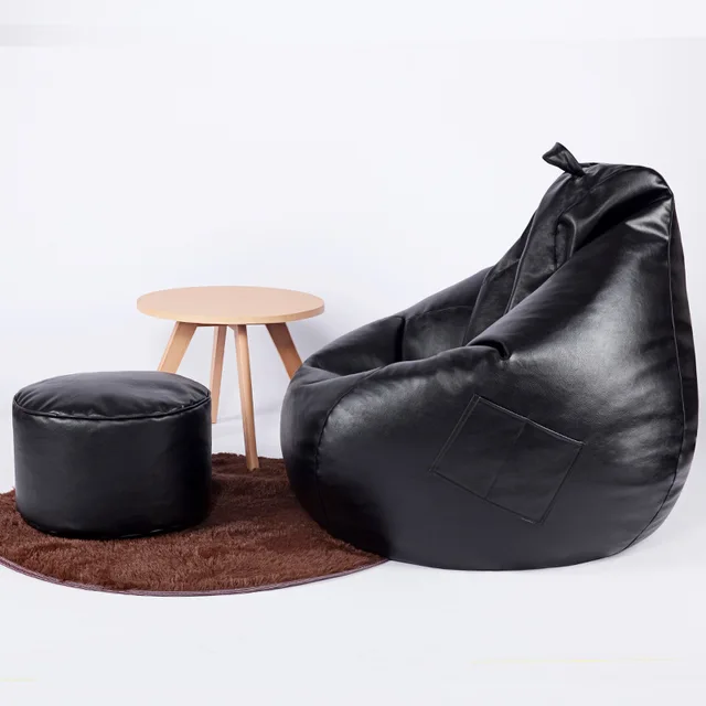 Modern Pu Leather Bean Bag Sofa Living Room Bedroom Bed Lazy Modern Pu Leather Bean Bag Sofa Living Room Bedroom Bed Lazy Tatami Chair