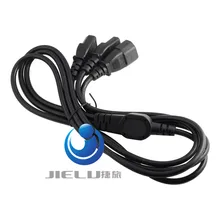 1 шт. IEC 320 C14 штекер для 2XC13 Женский Y Тип сплиттер шнур питания, C14 до 2 x C13 кабель адаптера питания, 250 В/10A