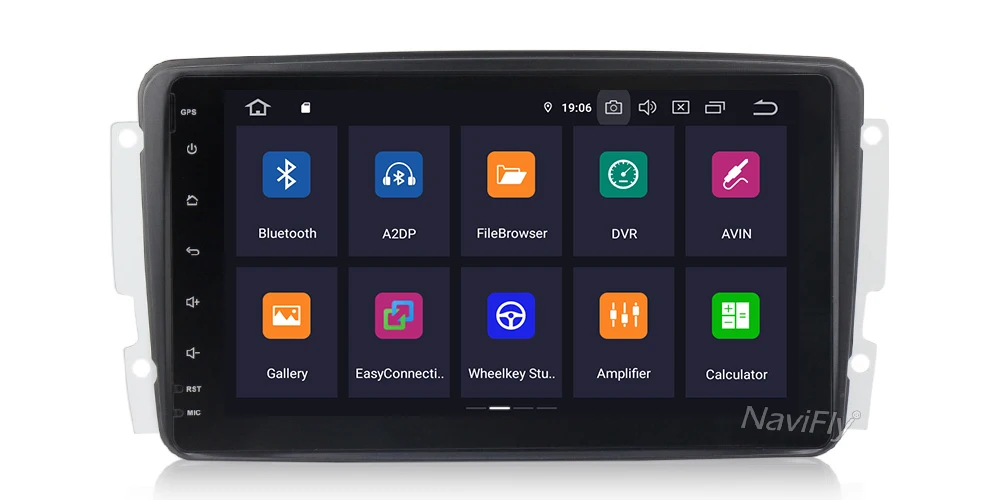 Perfect Free shipping! 8" Android 9.0 Car multimedia player For Mercedes Benz W209 W203 W168 ML W163 W463 Viano W639 Vito GPS Navigation 18