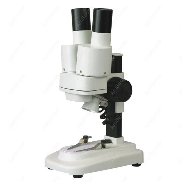 Portable LED Stereo Microscope-AmScope Supplies Portable LED Stereo Microscope 20X & 40X