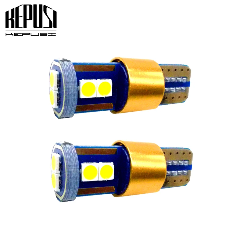 

2x CANBUS No Error White Ice Blue T10 W5W Led 3030 Chip Light Bulb For Car Parking Position License Interior Dome Lights 12V 24V