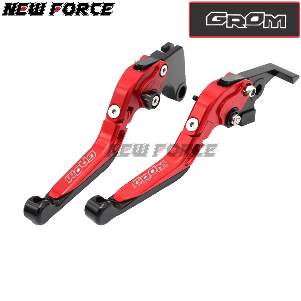 

Motorcycle CNC aluminum Shorty Adjustable Brake Clutch Levers For Honda GROM MSX 125 MSX125 20132014 2015 2016 2017