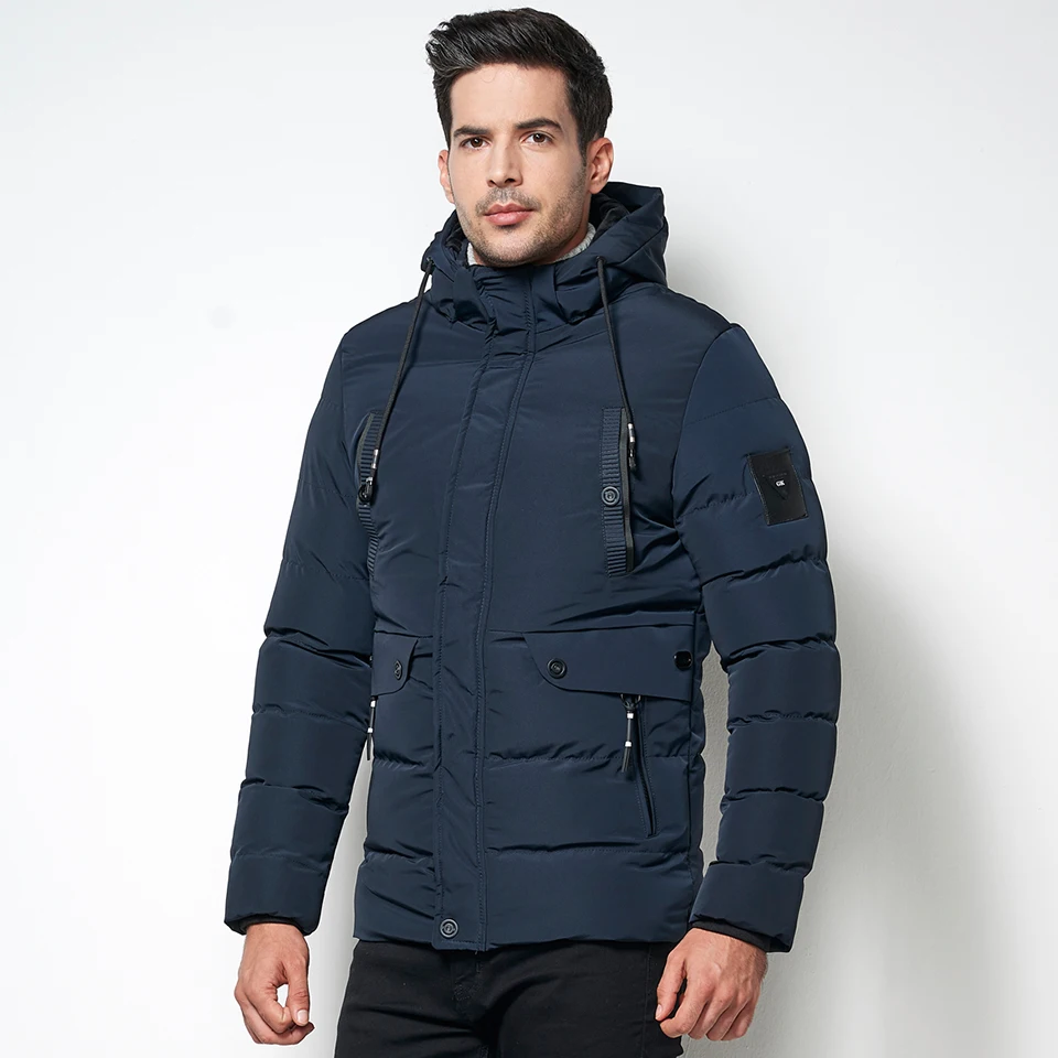 Parka À Black Et 40 Hommes blue Épais Hiver La army Manteau Capuche Coton Poches Long Veste gray Green 5xl Taille Polaire Degrés Outwear Plus 2018 53LqcAj4R
