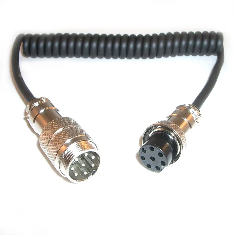 NEW 4 Pin Male In-Line CB Mic or Ham Radio Microphone Connector