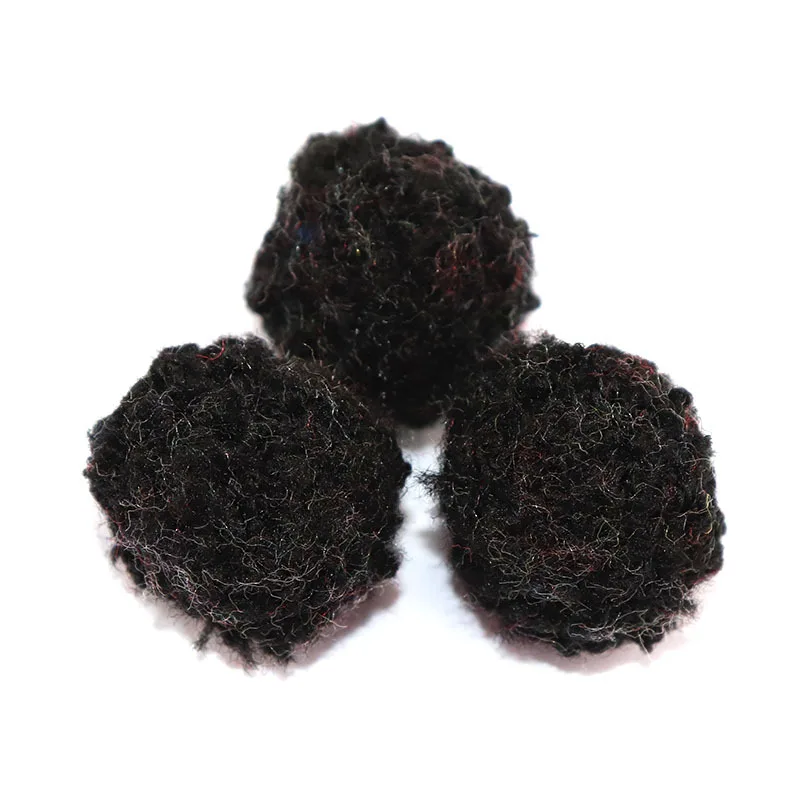 Black Plush Balls