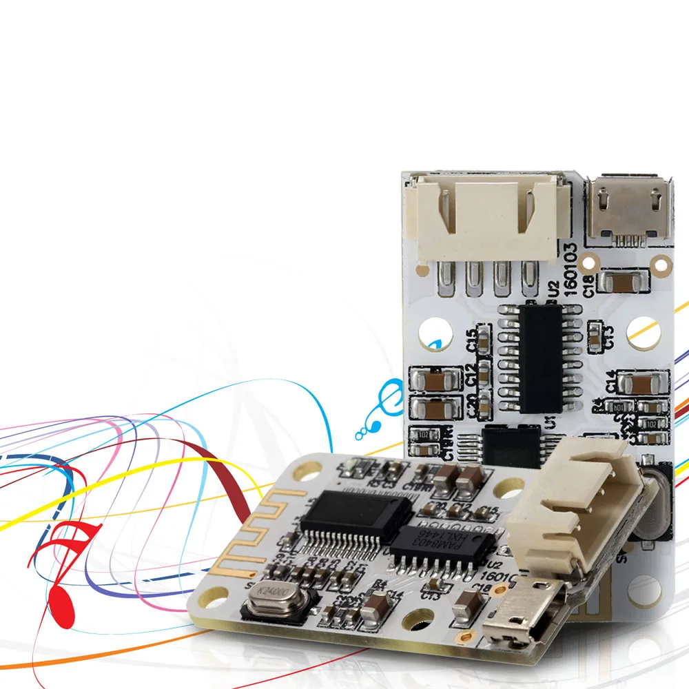 Микро-usb DC 5V BT аудио приемник Цифровой усилитель плата модуль 2*3W diy динамик