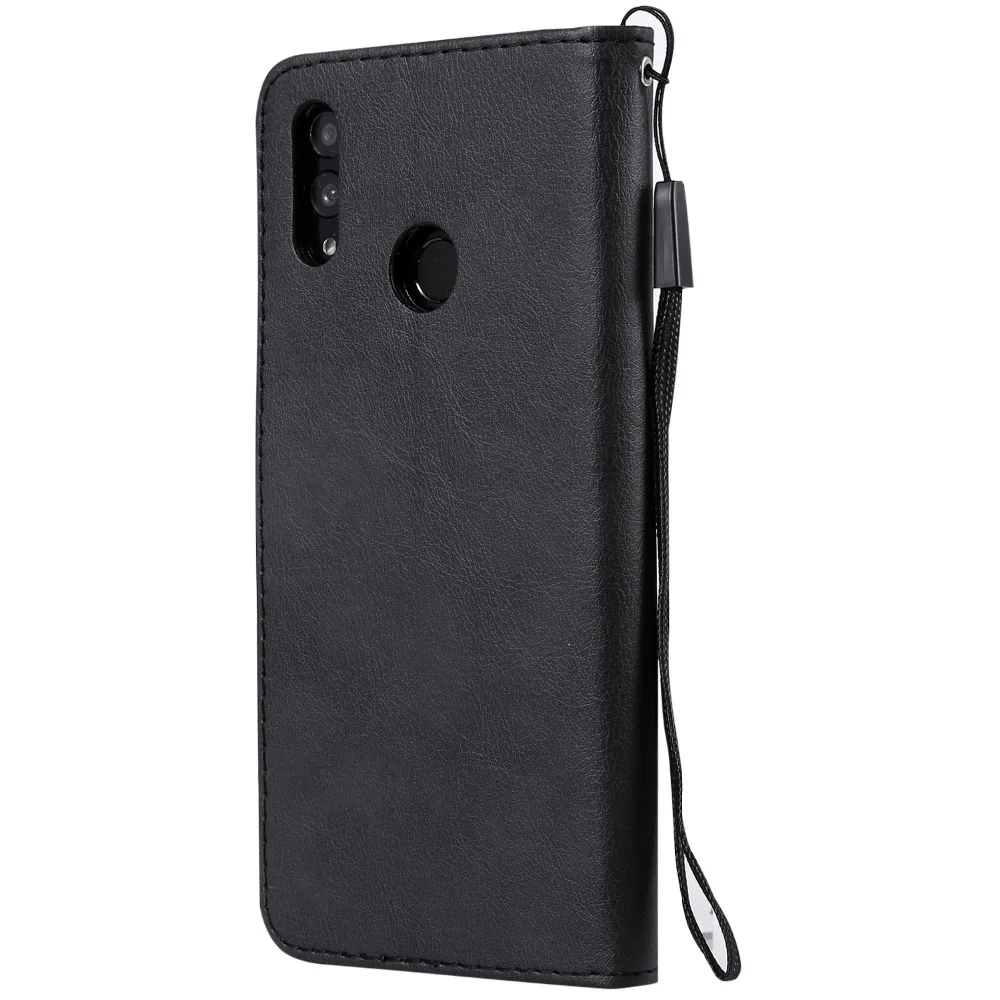 Кожаный чехол книжка для Huawei P Smart 2019 smart Plus чехлы бумажники na huawei FIG LX1 с держателем