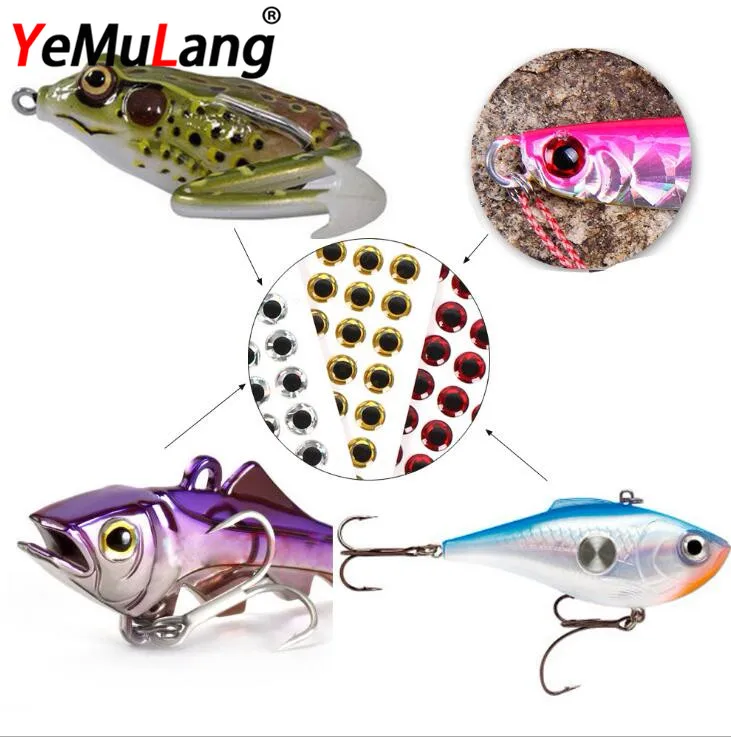 YeMuLang 10pieces High quality 3D lifelike fish eyes Soft Fish Bait Sea