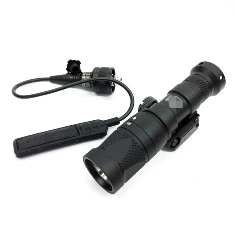 Tactical Olheiro Levou Luz Arma Rifle Lanterna Militar Paintball Caça Cqc M300v 3 Luzes de armas