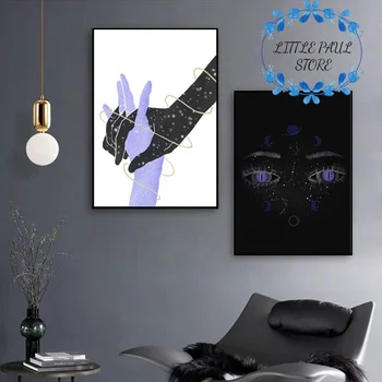 

Comet and Stardust Body art Art Canvas Poster Art poster Wall Pictures for Living Room No Frame
