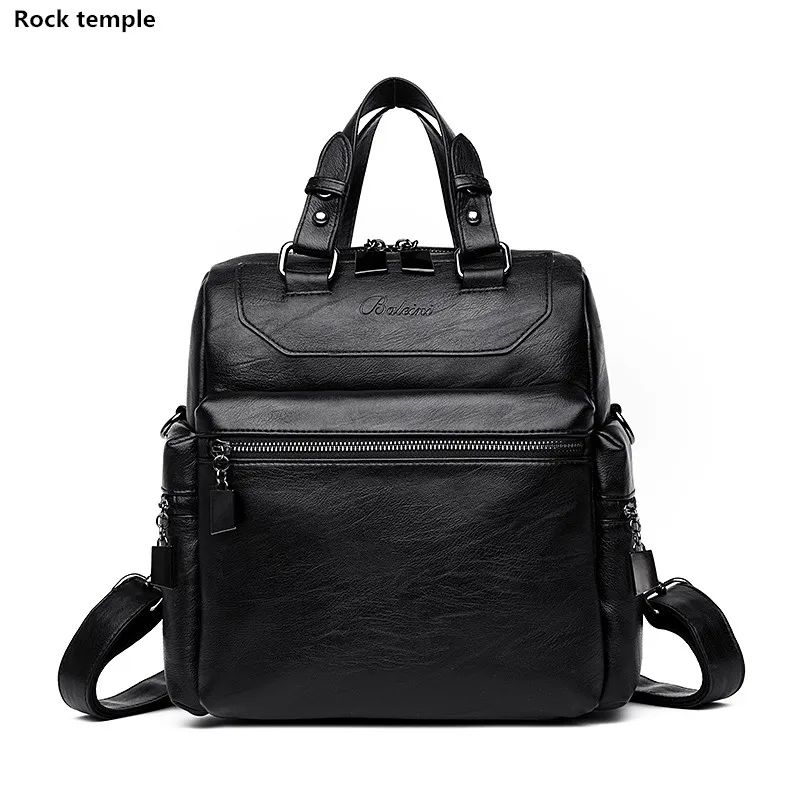 2018 Women Backpack Leather Backpacks Softback Bags Brand Name Bag