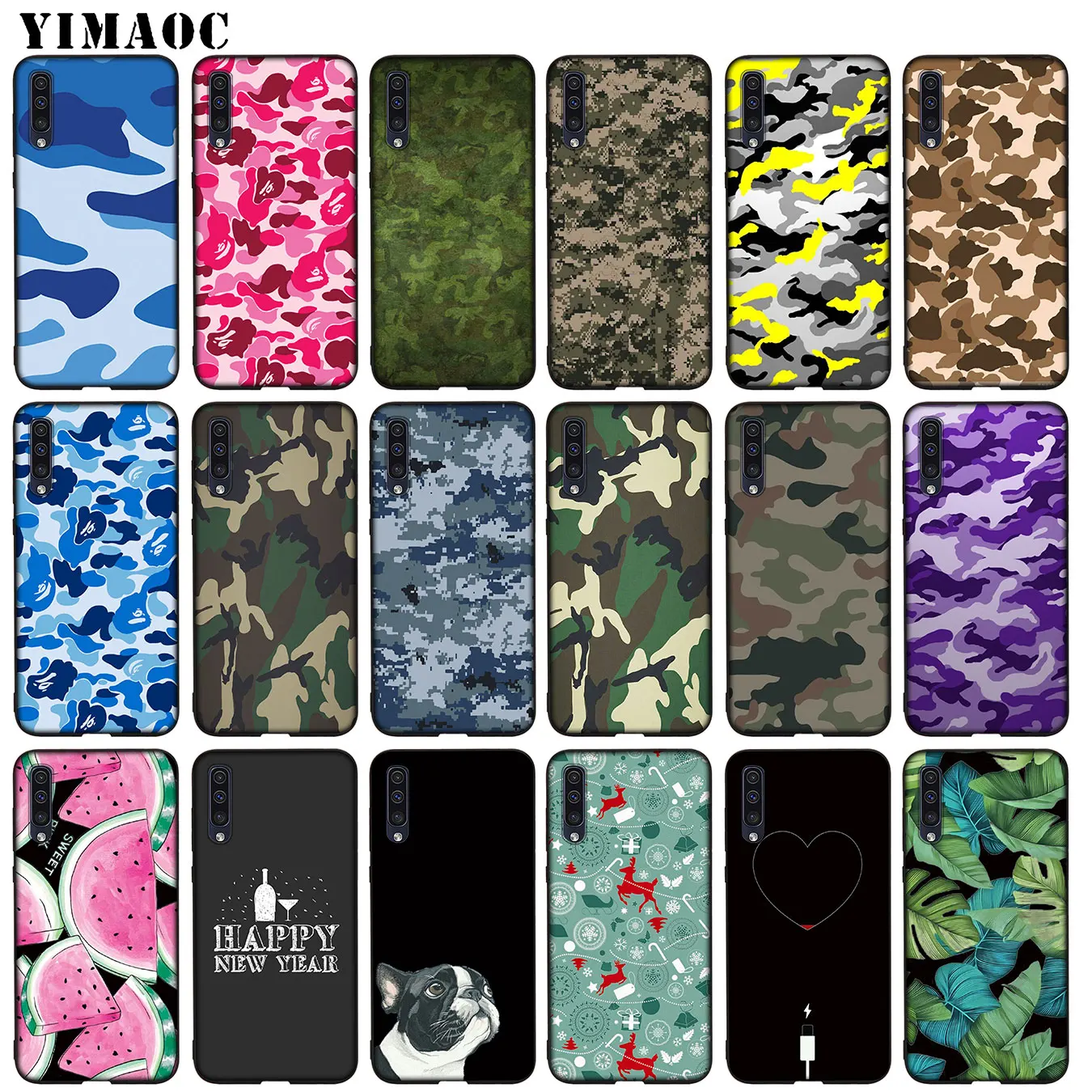 

Camouflage Pattern Camo military Army Soft Silicone Case for Samsung Galaxy A70 A60 A50 A40 A30 A20 A10 A50S A40S A30S A20S A10S