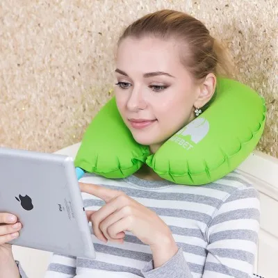 Harga Mode TPU tiup U bantal tidur siang Kantor bantal 47*33 cm