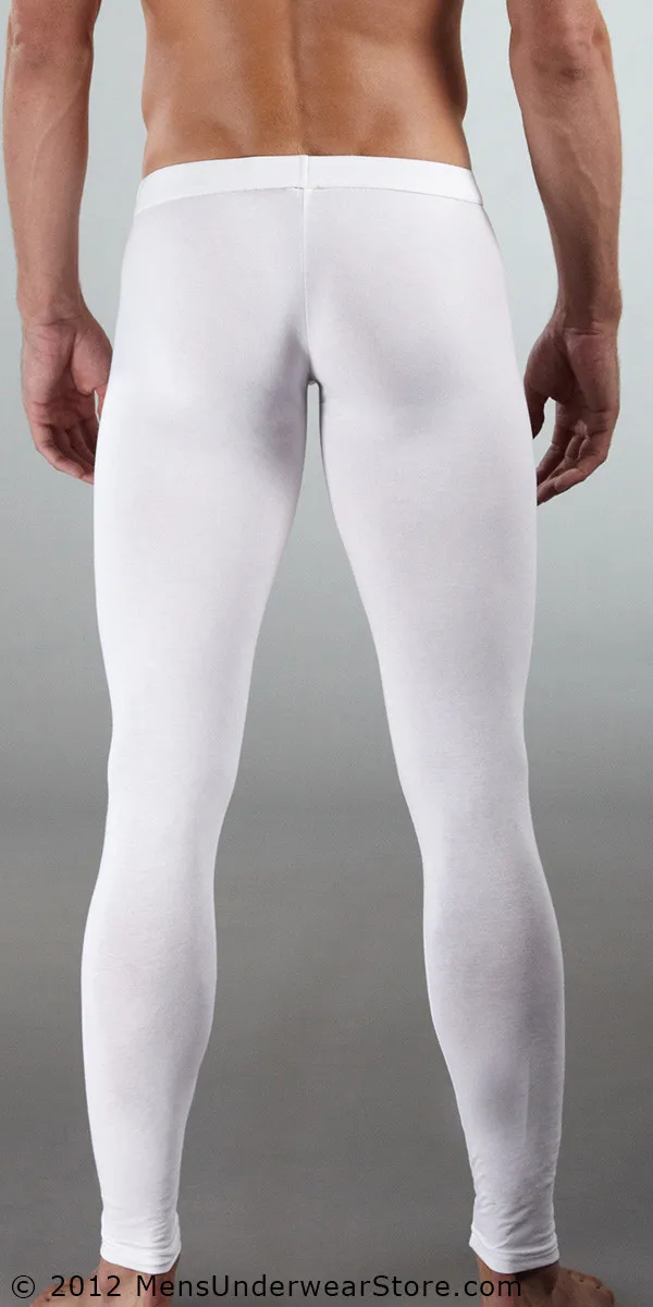 Men Cotton Long Johns Men's Bodysuit Warm Pants Male Girdle Loungewear Man Compression pants fleece long johns