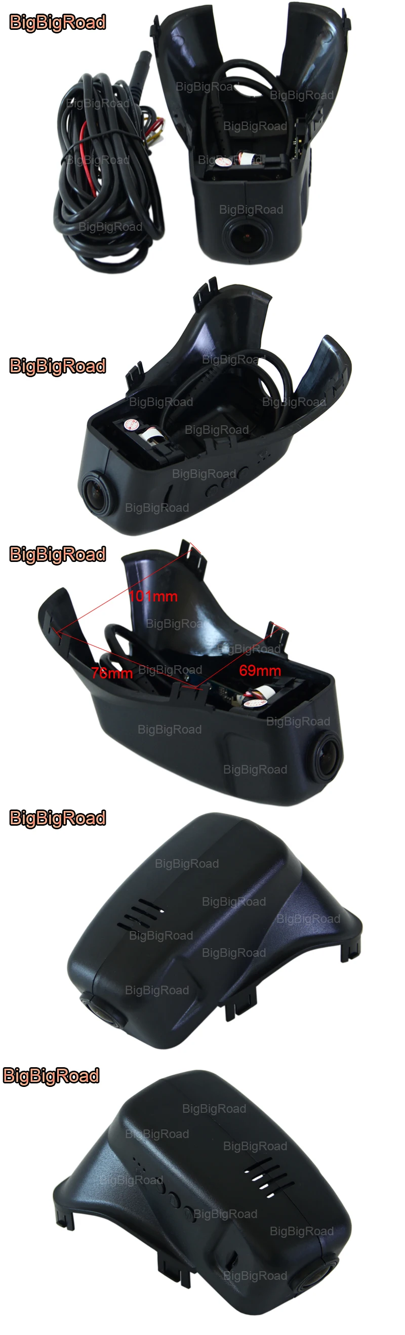 BigBigRoad For volvo s60  S60L  S80  S80L 2012 2013 2014 2015 Car Video Recorder Car Black Box Wifi DVR Dash Cam FHD 1080P  (7)