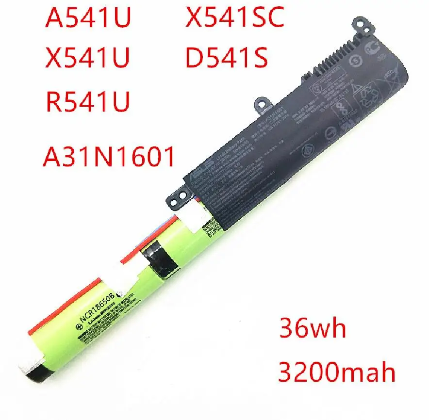 

Genuine A31N1601 R541UJ R541UA Battery for ASUS X541 X541S X541UA X541UV X541SC