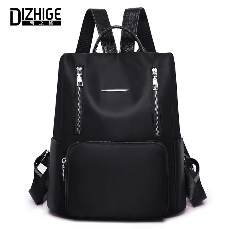 

DIZHIGE Brand Luxury Waterproof Oxford Women Anti-theft Backpack High Quality School Bag For Women Multi-pocket Female Bags New