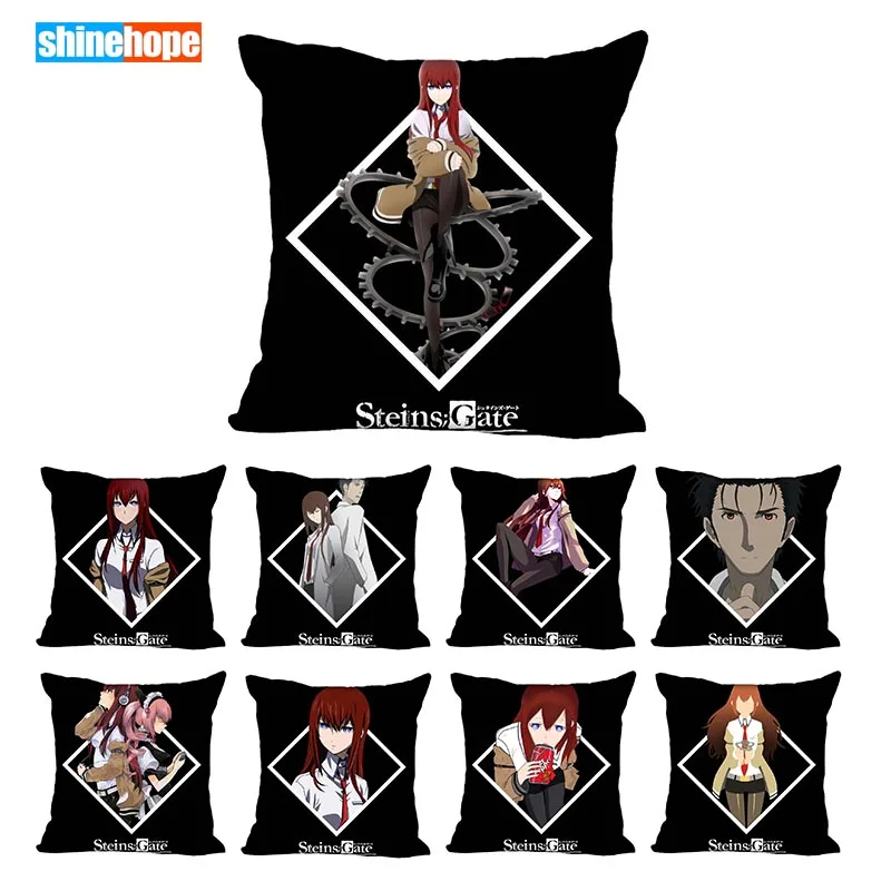

Best Steins Gate Pillowcase Wedding Decorative Pillow Cover Custom Gift For (one Sides) Printed Pillow Cases