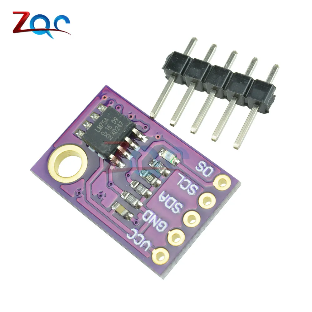 LM75A Температура Сенсор высокоскоростной I2C Интерфейс модуль макетной платы