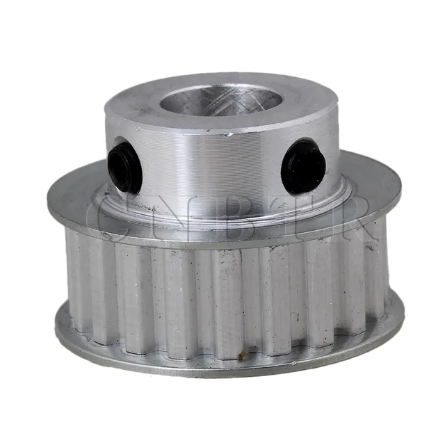 CNBTR XL Type Aluminum Timing Belt Pulley 20 Teeth 12mm Bore Finish 2