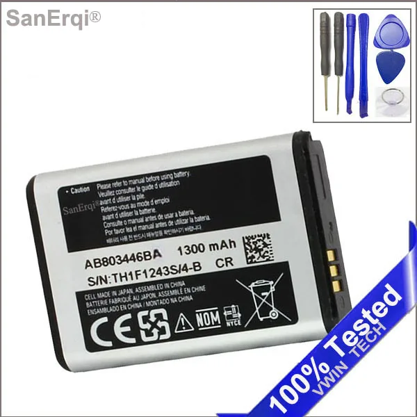 SanErqi Протестировано для samsung B2710 батарея для samsung GT-B2710 Xcover-AB803446BU AB803446BA батарея