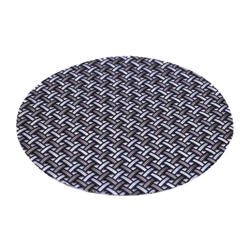 

Ouneed Minimalism Round Cup Mat Compatible Crossweave Insulation Washable Table Mat Ceramic Bois Round Silicone 19Mar1