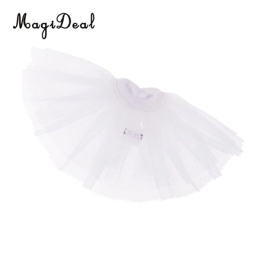 Handmade Beautiful Mesh Skirt for 1/6 BJD Girl Dolls Party Dress Up Clothing Accessories
