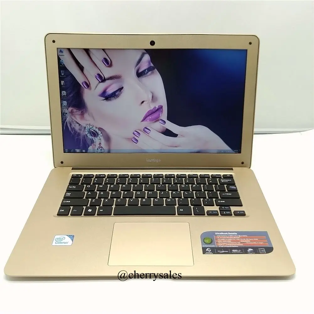 14 Inch 4GB RAM & 750G HDD Laptop Notebook Computer with In-tel Celeron J1900 Quad Core HDMI WIFI 1.3MP Webcam Windows7/win8.1