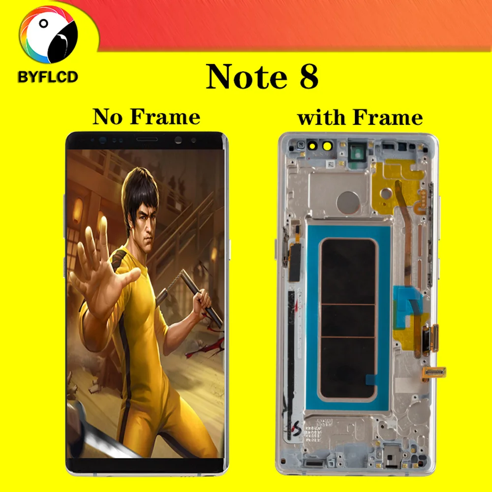 

Original Amoled Display Lcd For Samsung Note 8 N9500 N950U N950FD Screen For Galaxy Note 8 Display Lcd With Burn Shadow screen