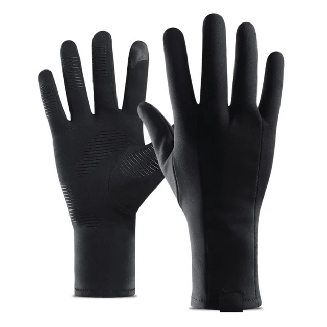 US $3.78 Women Men Warm Winter Bike Gloves Thermal Touch Screen Full Finger Cycling Gloves Windproof Long Gl