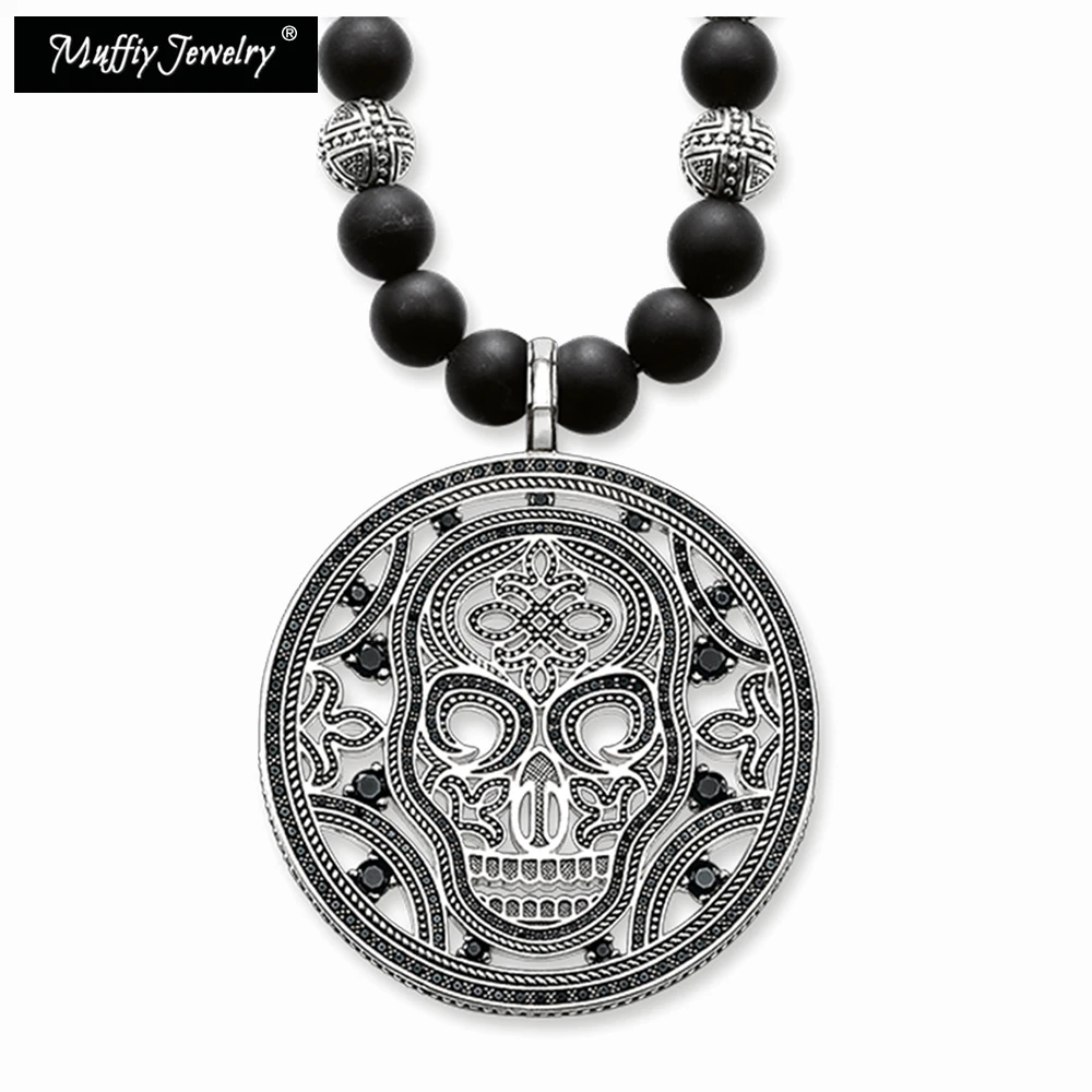 Skull Pendant Necklace Europe Style Rebel Fashion Good Jewelry For Men &amp Women 2019 Gift 925 Sterling Silver Super Deals | Украшения и