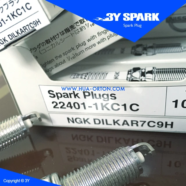 NGK LASER IRIDIUM Iridium Spark Plugs DILKAR7C9H 91215 Set of 4 NGK LASER IRIDIUM Iridium Spark Plugs DILKAR7C9H 91215 Set of 4