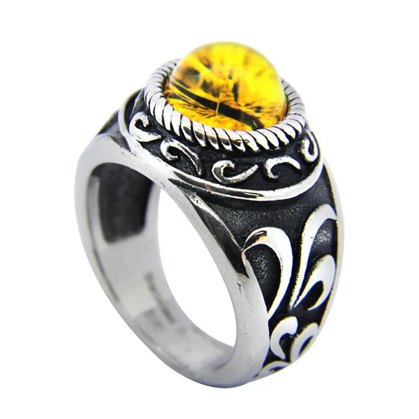 Size 8 12 Cool 316L Stainless Steel Silver Cool Cat Eye