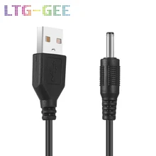 LTG-GEE 1 шт. USB к DC 5,5 мм* 2,1 мм силовой кабель USB штекер к разъему 5 в кабель питания разъем для светодиодной ленты и CCTV