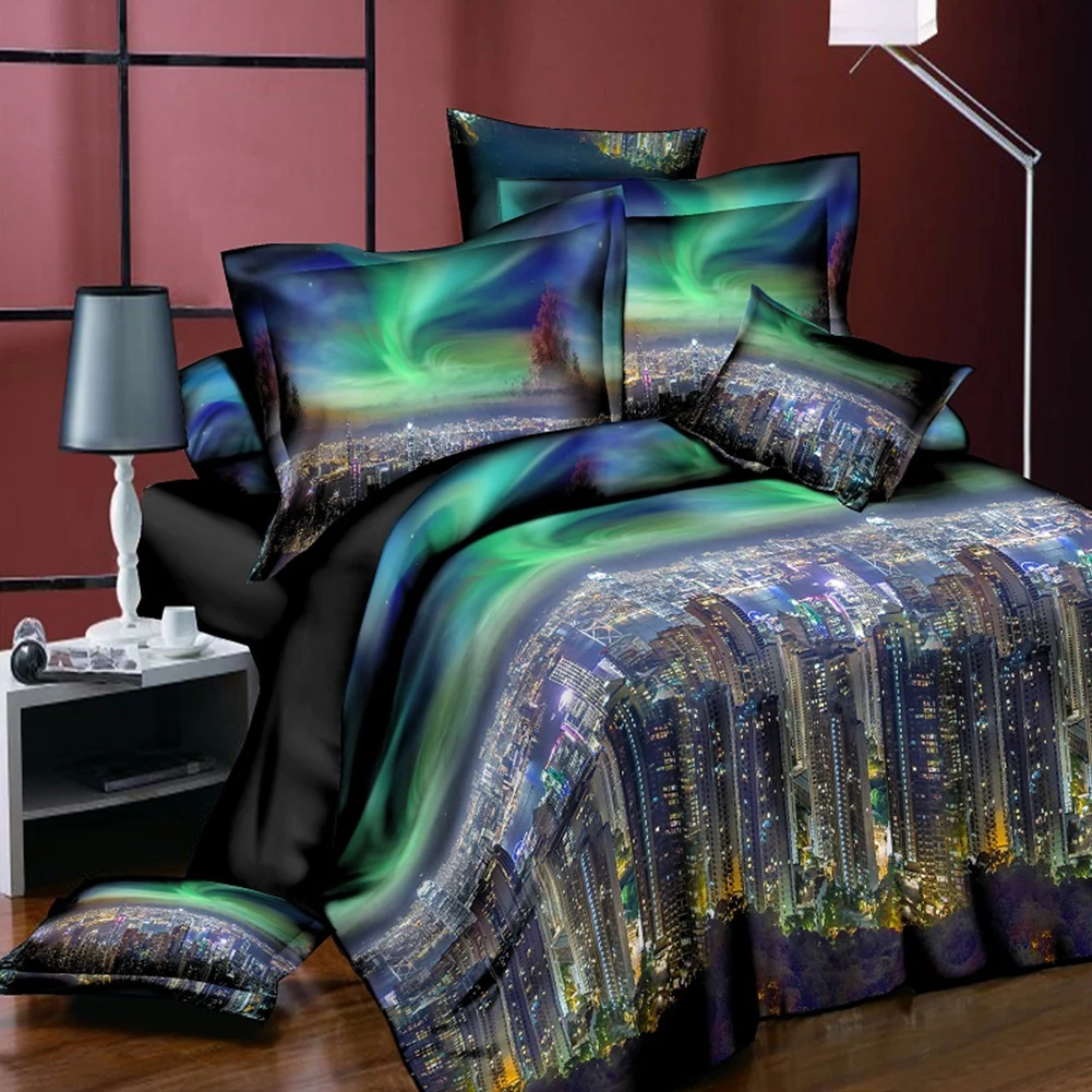 

Plant Rose Flower Polyester Cotton 3D Bedding Set Duvet Cover Bed Sheet Pillowcase 3pcs Queen Size Multicolor Bed Clothes