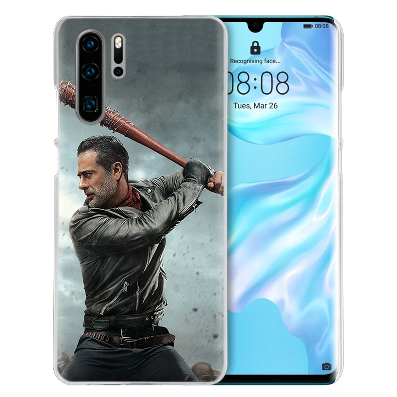 Чехол Negan Walking Dead для Huawei P20 P30 P40 Lite E P Smart Z Plus 2019 P10 Mate 10 20 Pro жесткие чехлы телефонов