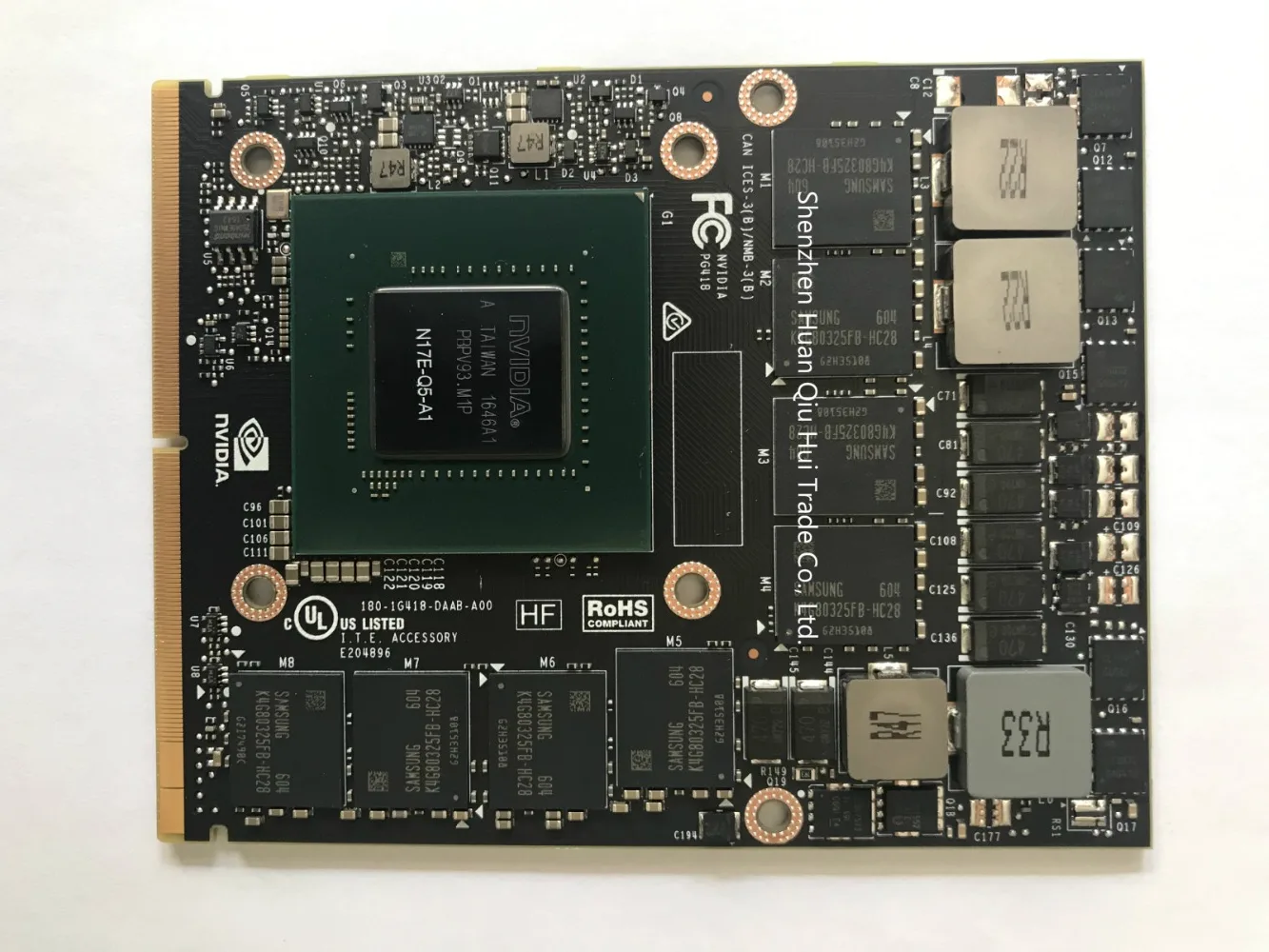Оригинальная Видеокарта NVIDIA Quadro P5000 MXM 16 ГБ GDDR5 фото карта для M7710 M7720 ZbookG4