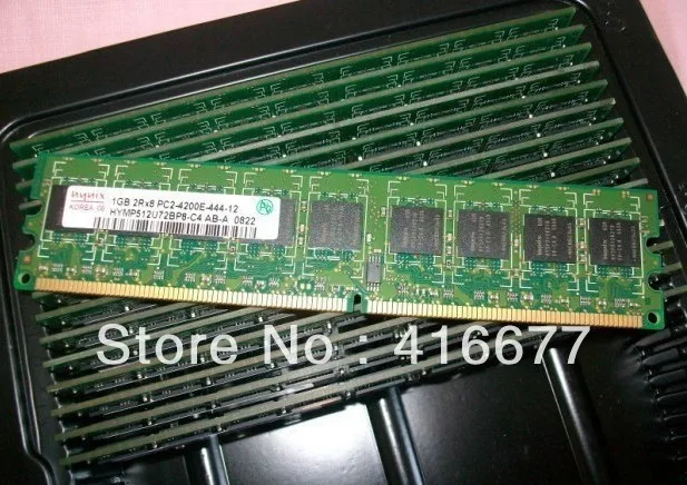 Серверная память 2G 2x1 GB DDR2 533 ECC ram UDIMM 2GB PC2-4200E полностью совместима с X206M X306M X100 X205 T100