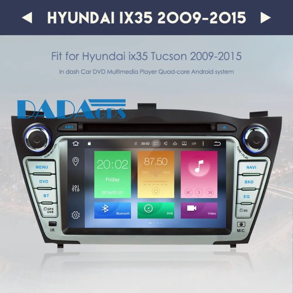 Clearance Android 8.0 7.1 Car Radio DVD Player GPS Navigation For Hyundai IX35 Tucson 2009-2015 Android Car Stereo Multimedia Audio Video 1