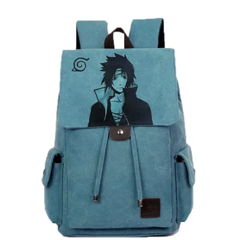 

Anime Naruto Cosplay Student bag college wind shoulder bag men and women backpack graffiti canvas bag