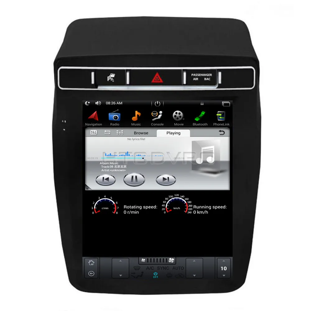 YMODVHT 10,4 дюймов телса стиль вертикальный экран четырехъядерный Android 7,1 2GB ram автомобильный DVD gps для VW Touareg 2010--RDS радио