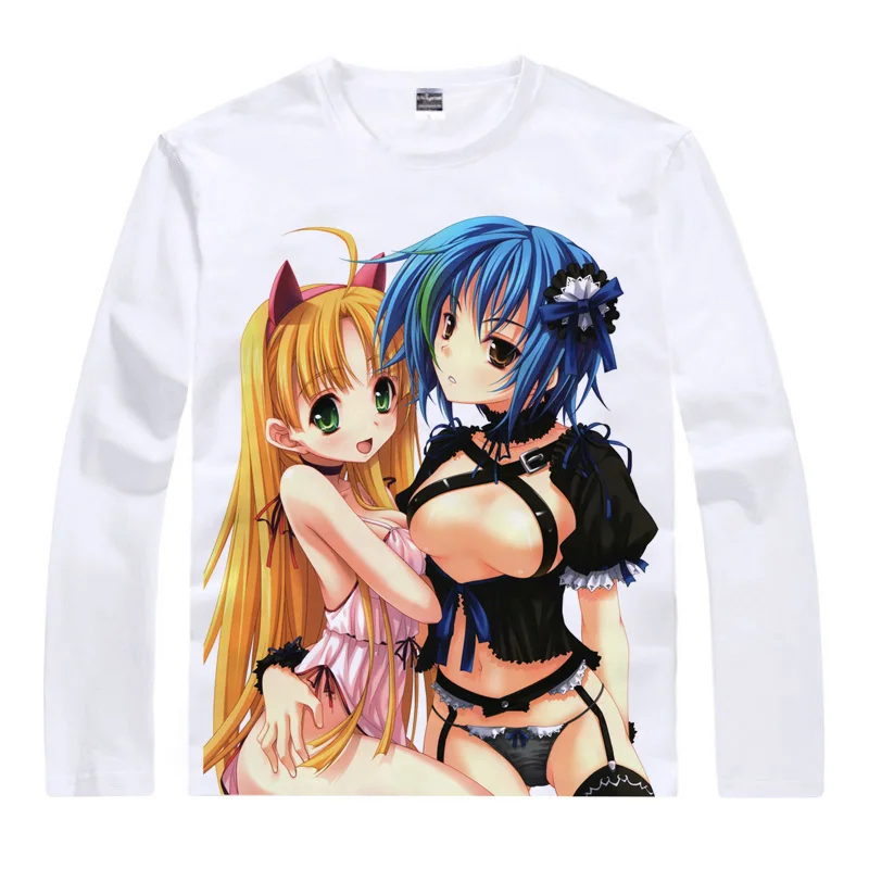 Coolprint аниме рубашка школа DXD BorN футболки мульти-стиль длинный рукав Xenovia Quarta Akeno Himejima Косплей Motivs рубашки - Цвет: Style 8