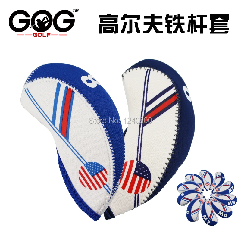 10 قطع النيوبرين نادي الغولف الحديد غطاء الرأس مجموعة الأبيض مع الأزرق لنا العلم headcovers onesize صالح كل مكاوي نوادي أبيض أزرق/أزرق داكن 10 قطع النيوبرين نادي الغولف الحديد غطاء الرأس مجموعة الأبيض مع الأزرق لنا العلم headcovers onesize صالح كل مكاوي نوادي أبيض أزرق/أزرق داكن