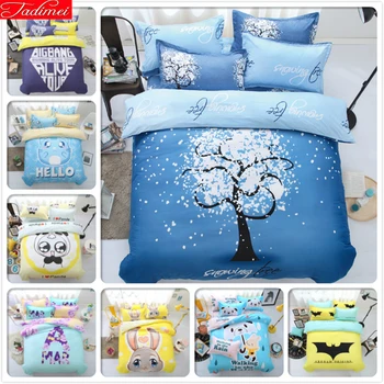 

Winter Warm Snow Tree Blue Night Bedlinen 3pcs 4pcs Bedding Set Queen Twin Double Single Size Duvet Cover 1.5m 1.8m 2m Bed Sheet