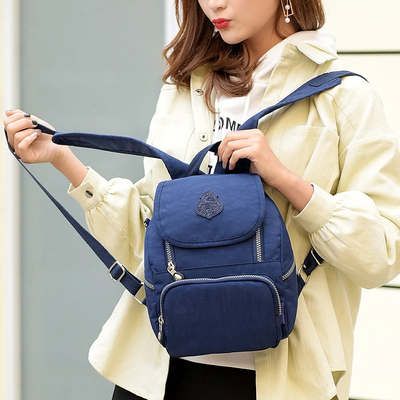 Large Capacity Backpack Women Preppy School Bags For Teenagers Female Nylon Travel Bags Girls Backpack Mochilas