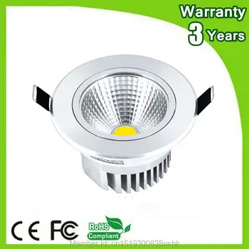 

(50PCS/Lot) Epistar Chip 3 Years Warranty CE RoHS 12W LED Downlight COB LED Down Light Recessed Ceiling Spotlight Bulb