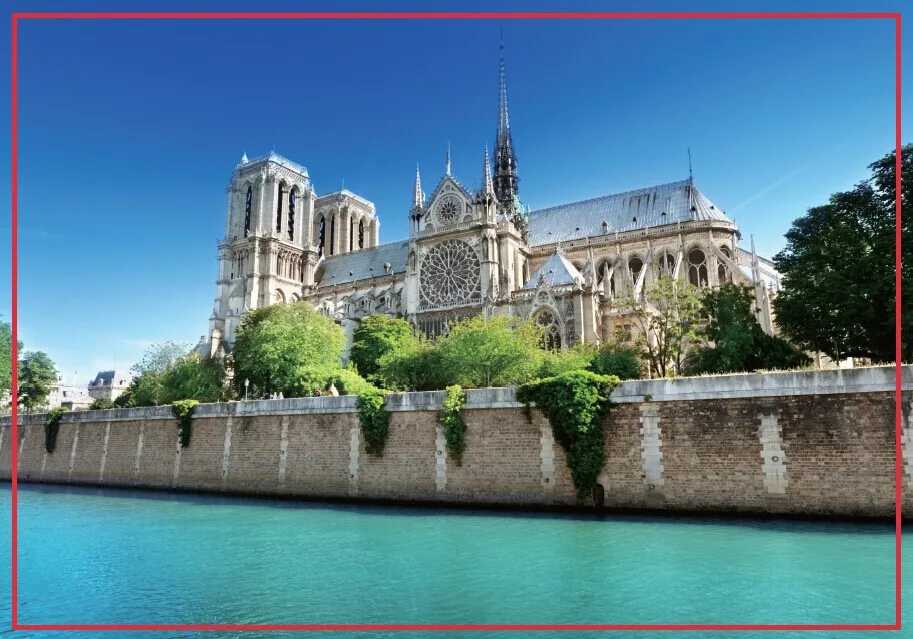 

Metal Wrapped Magnets SOUVEMAG 78*54mm Notre Dame de Paris Rigid Gift 20169 Tourist Area Gift