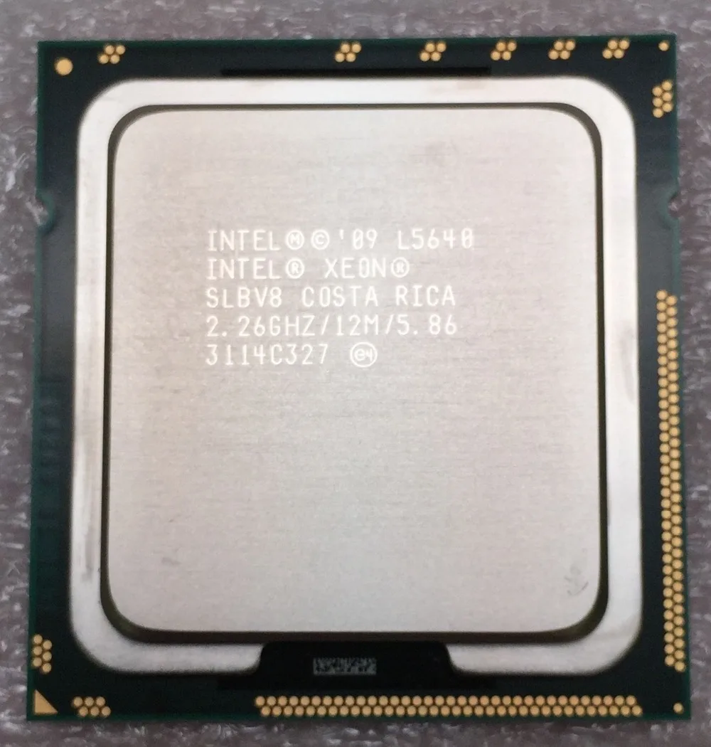 Серверный ЦП Intel Xeon L5640 2,26 GHz 12MB 5,86 GT/s SLBV8 LGA1366